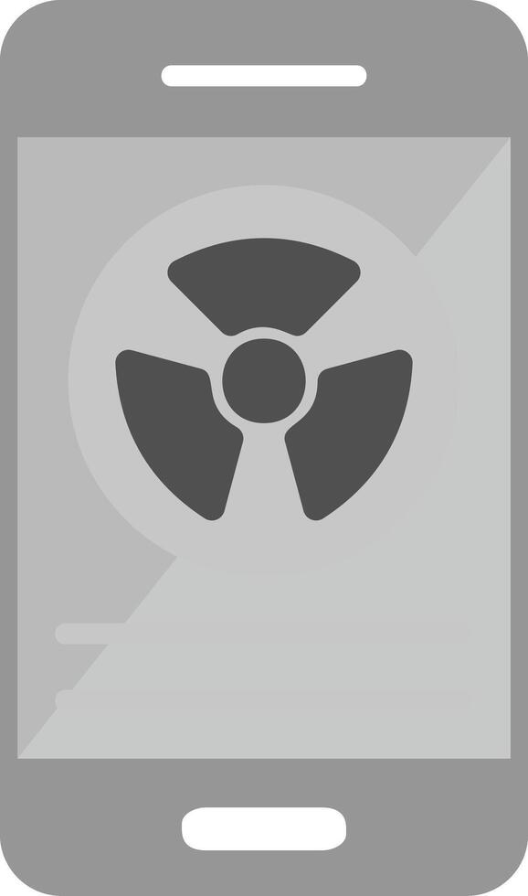 radiação vetor ícone