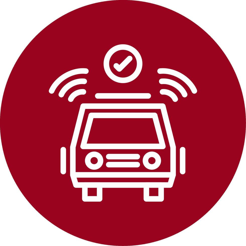 estacionamento orientação sistema esboço círculo ícone vetor