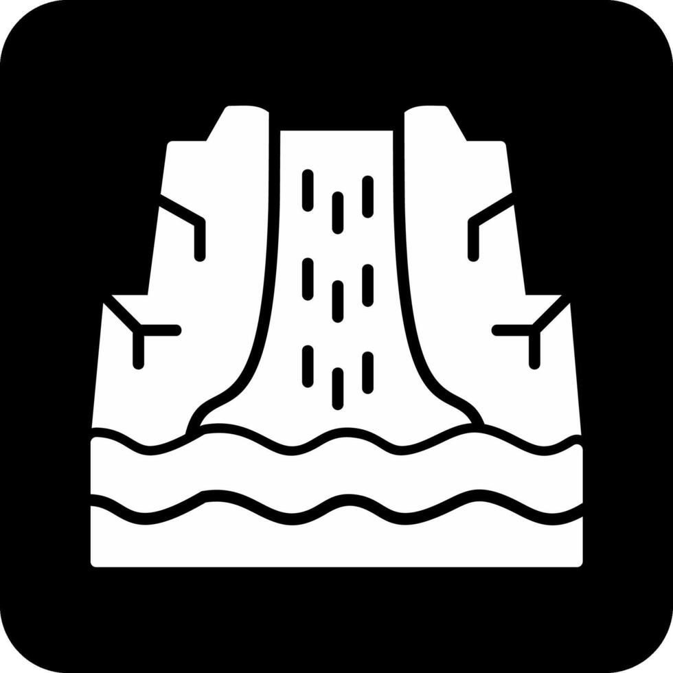 Waterfal vetor ícone