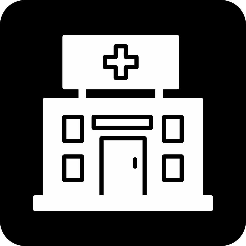 ícone de vetor de clínica