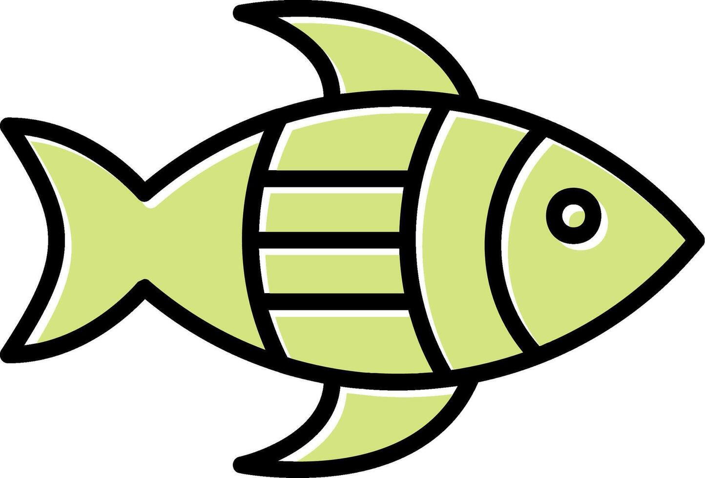 ícone de vetor de peixe