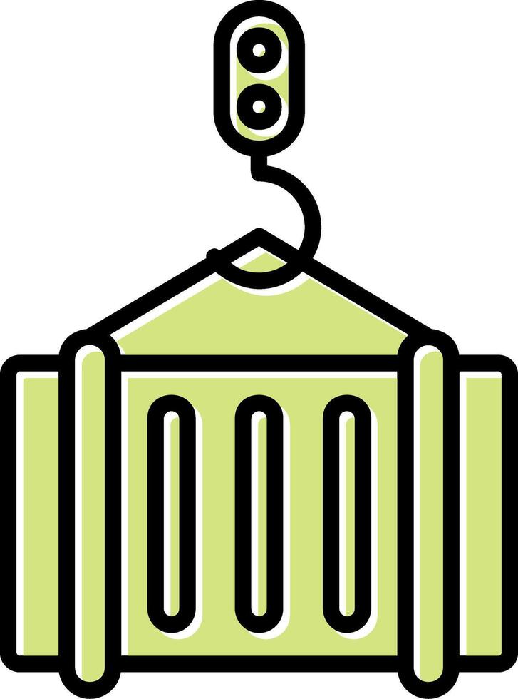 ícone de vetor de recipiente