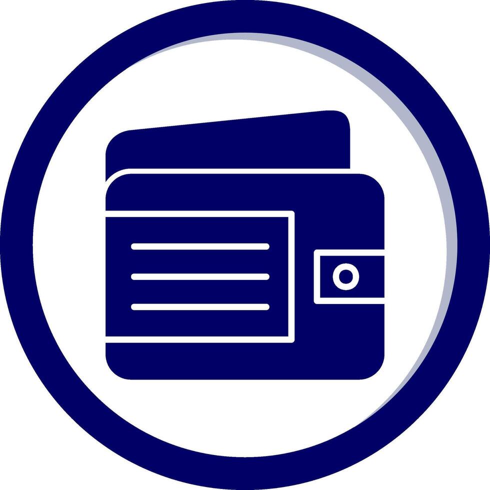 ícone de carteira de vetor
