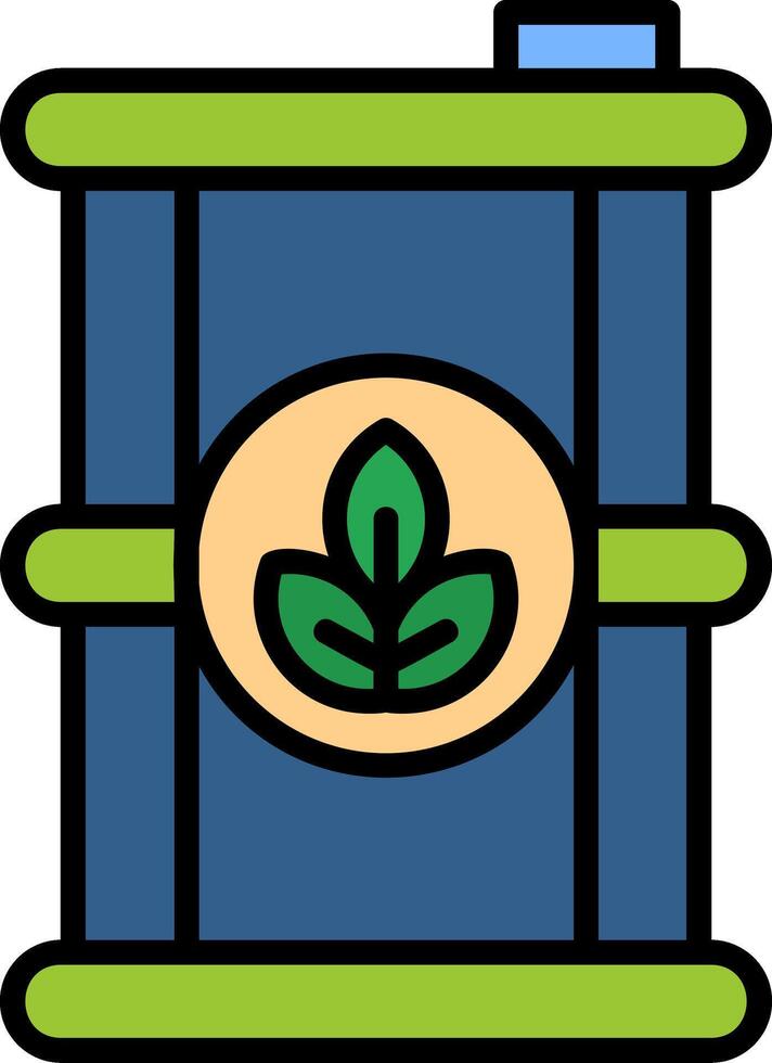 ícone de vetor de biocombustível