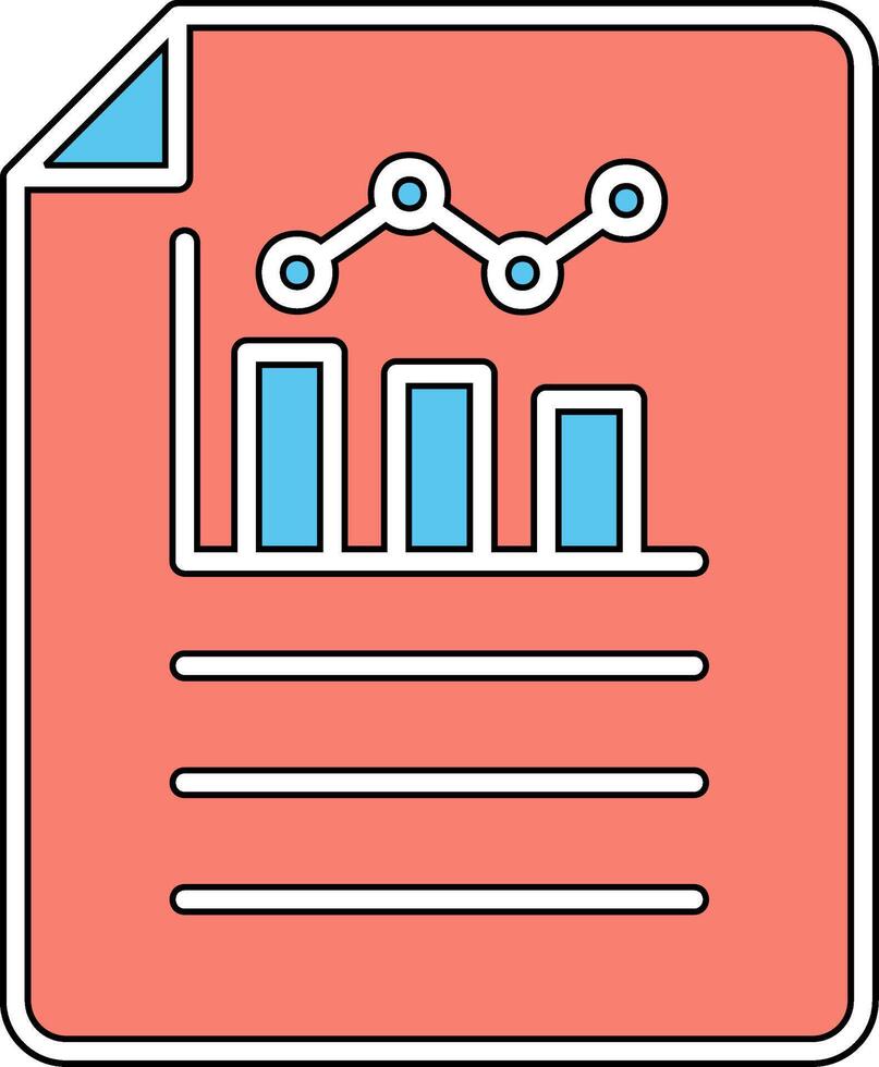 ícone de vetor de gráfico de barras