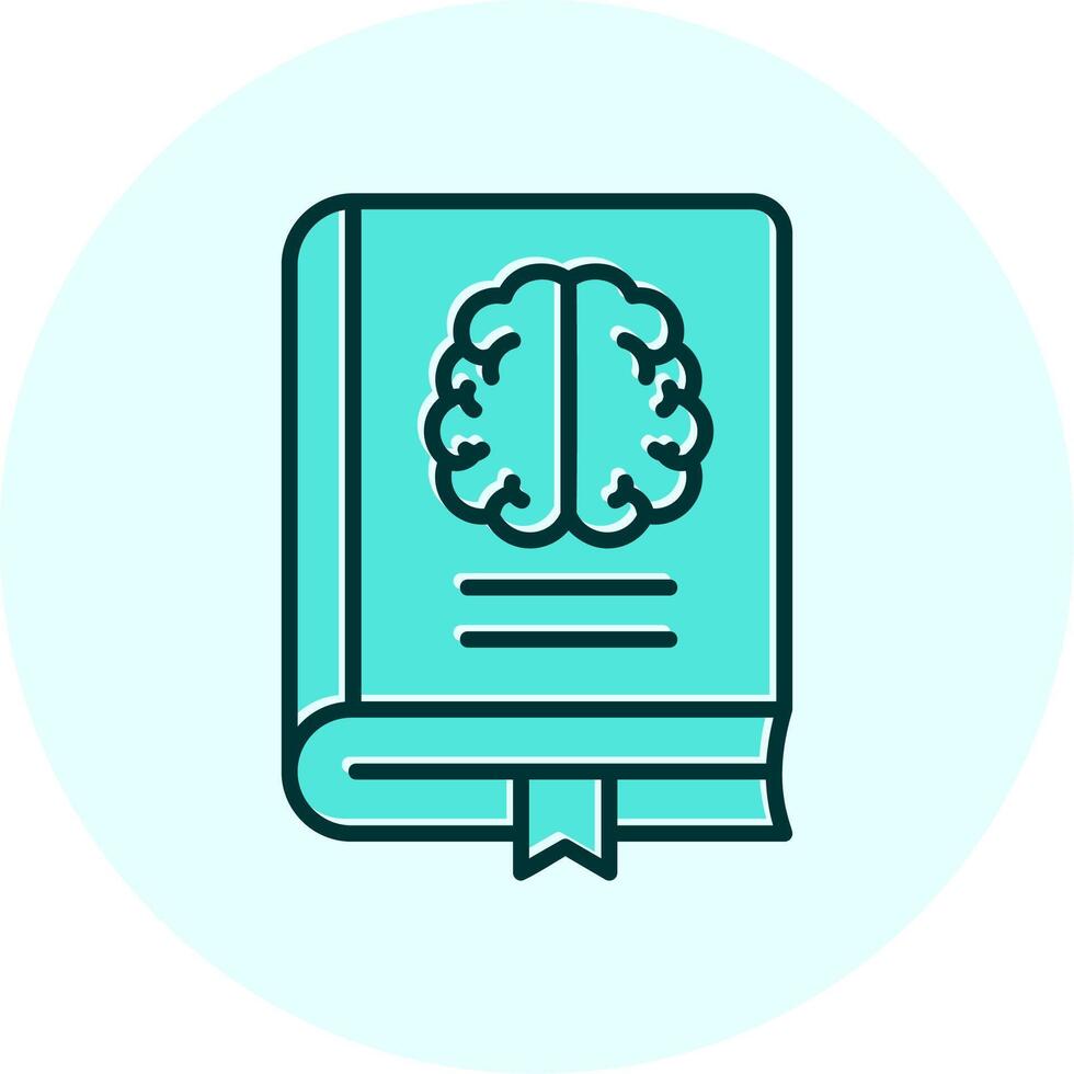 neurologia livro vetor ícone