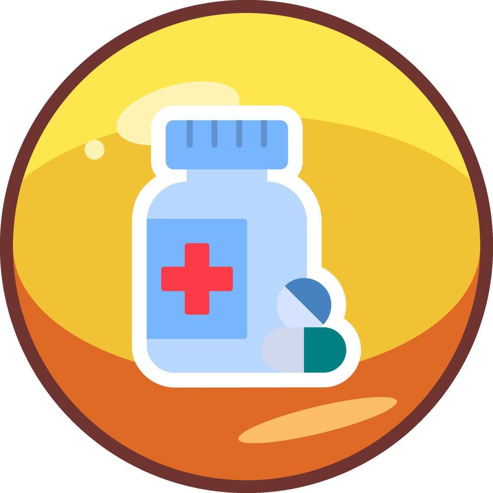 ícone de vetor de medicação