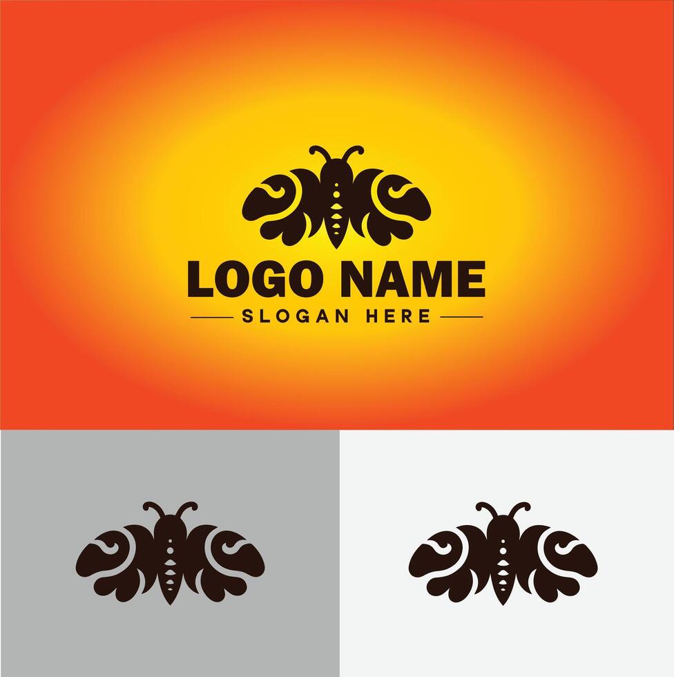 lagarta logotipo vetor arte ícone gráficos para o negócio marca ícone lagarta logotipo modelo