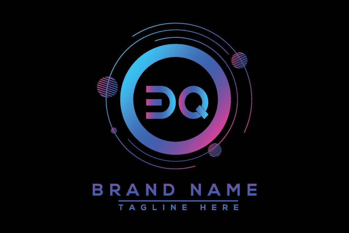 bq carta logotipo Projeto. vetor logotipo Projeto para negócios.