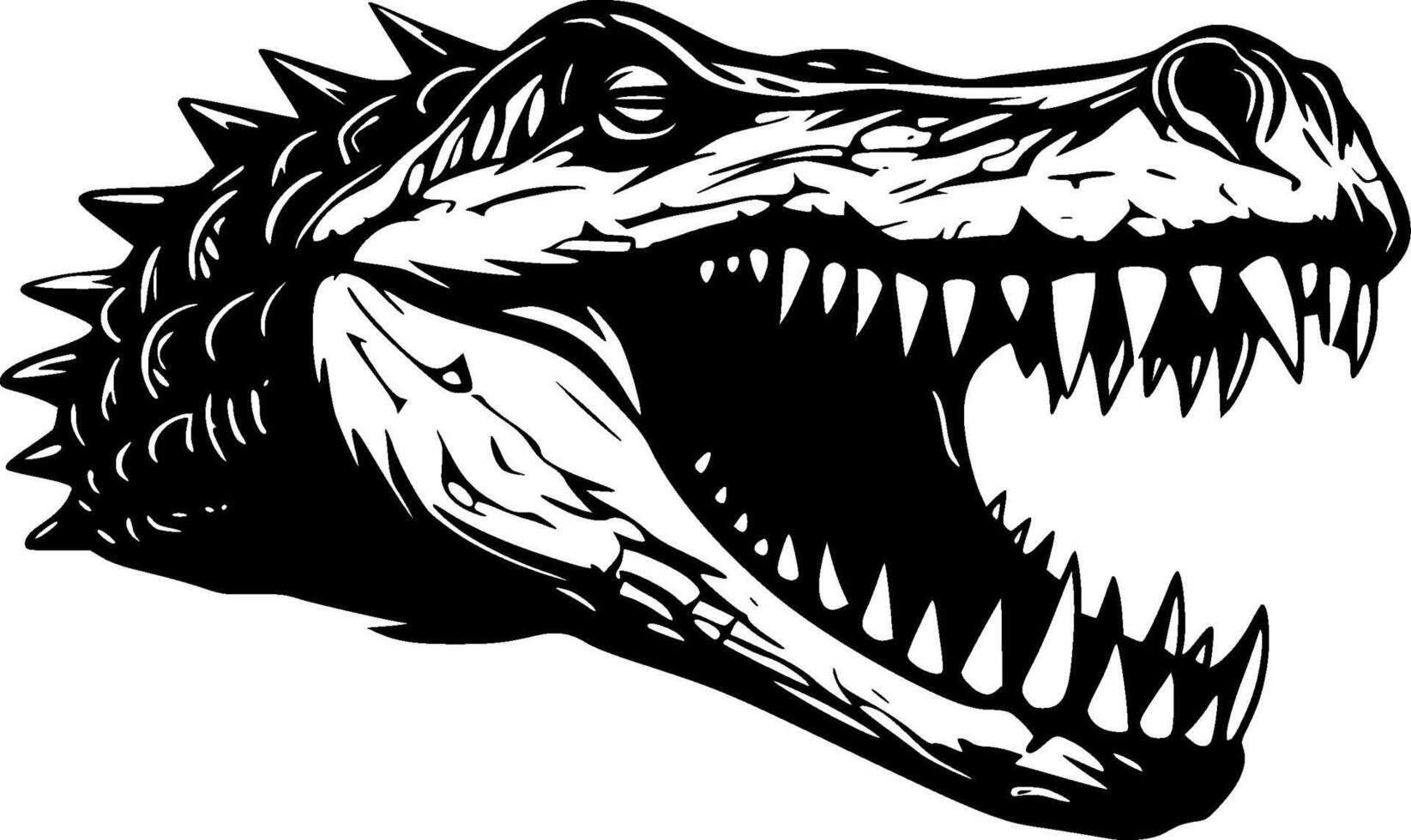 crocodilo - Alto qualidade vetor logotipo - vetor ilustração ideal para camiseta gráfico