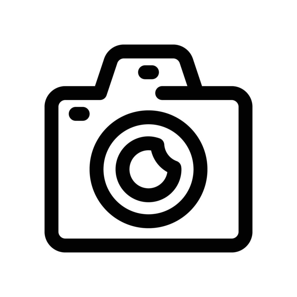 Câmera ícone. vetor linha ícone para seu local na rede Internet, móvel, apresentação, e logotipo Projeto.