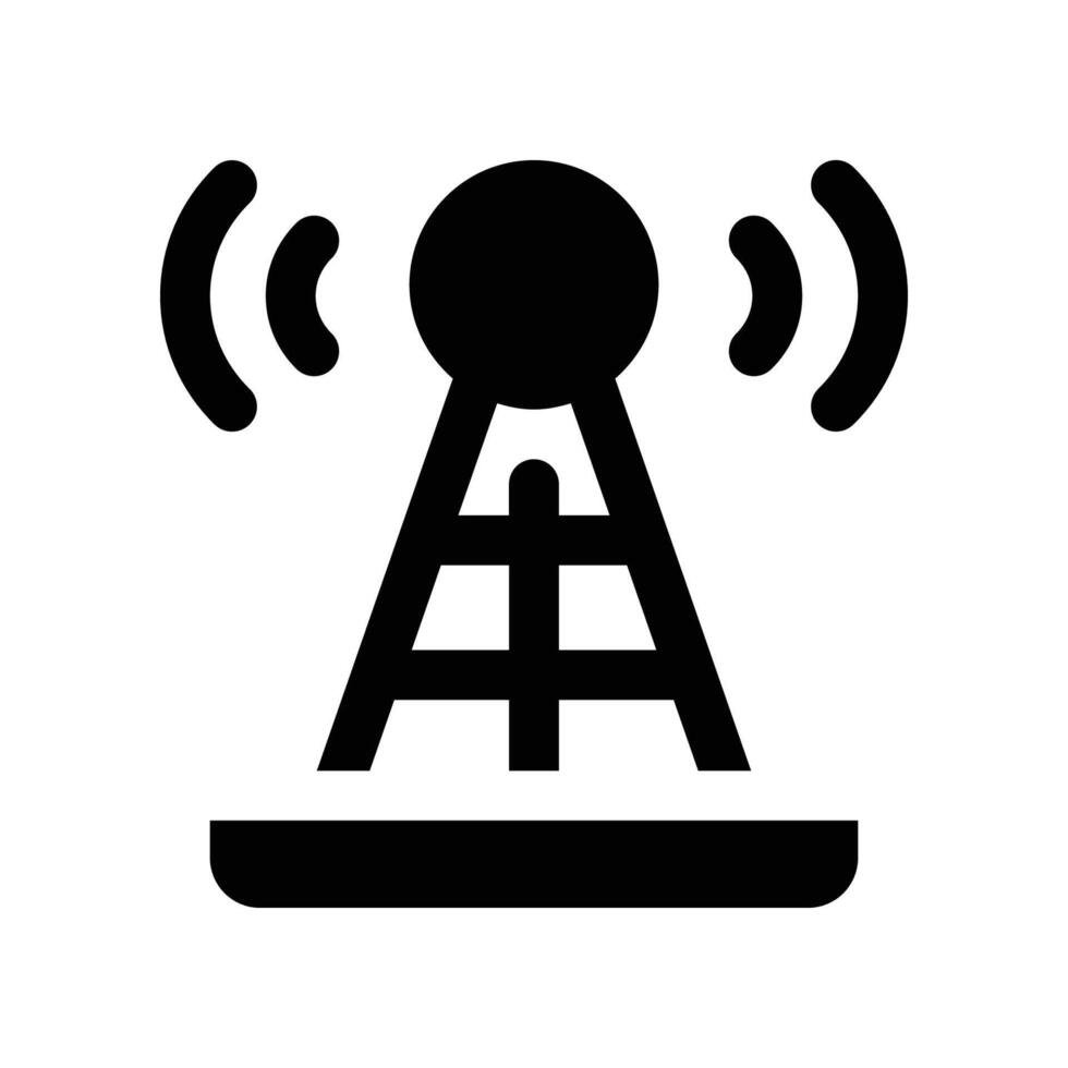 antena ícone. vetor glifo ícone para seu local na rede Internet, móvel, apresentação, e logotipo Projeto.