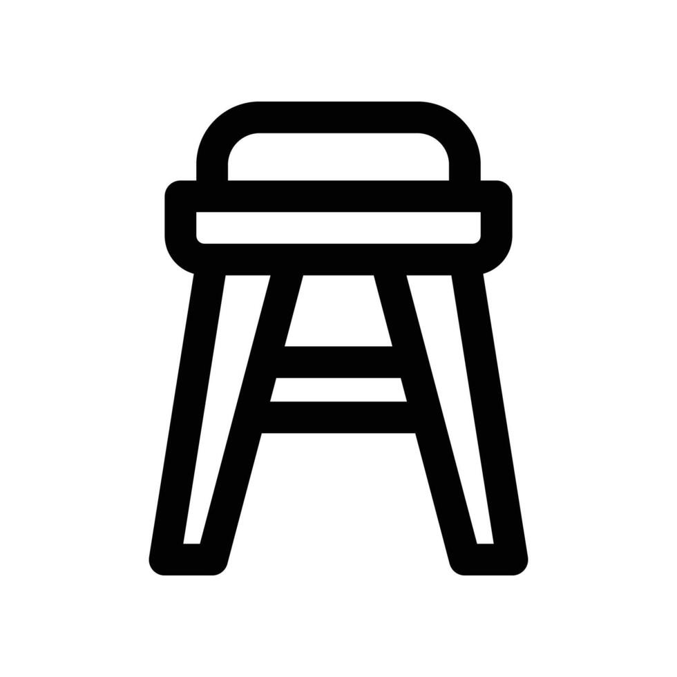 Banqueta ícone. vetor linha ícone para seu local na rede Internet, móvel, apresentação, e logotipo Projeto.
