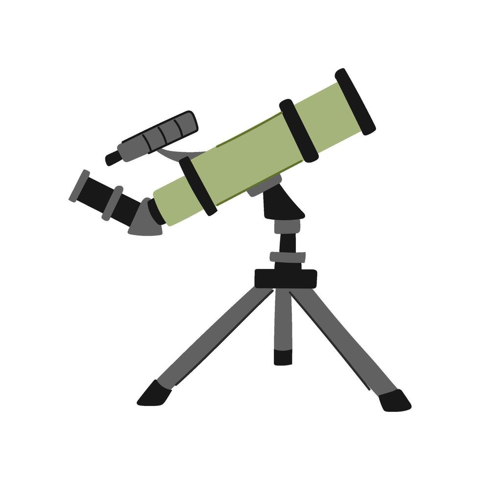 Estrela telescópio desenho animado vetor ilustração