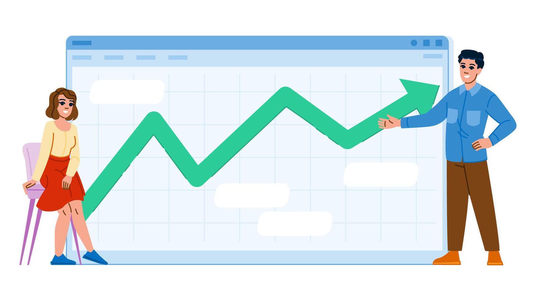 dados seo crescimento vetor