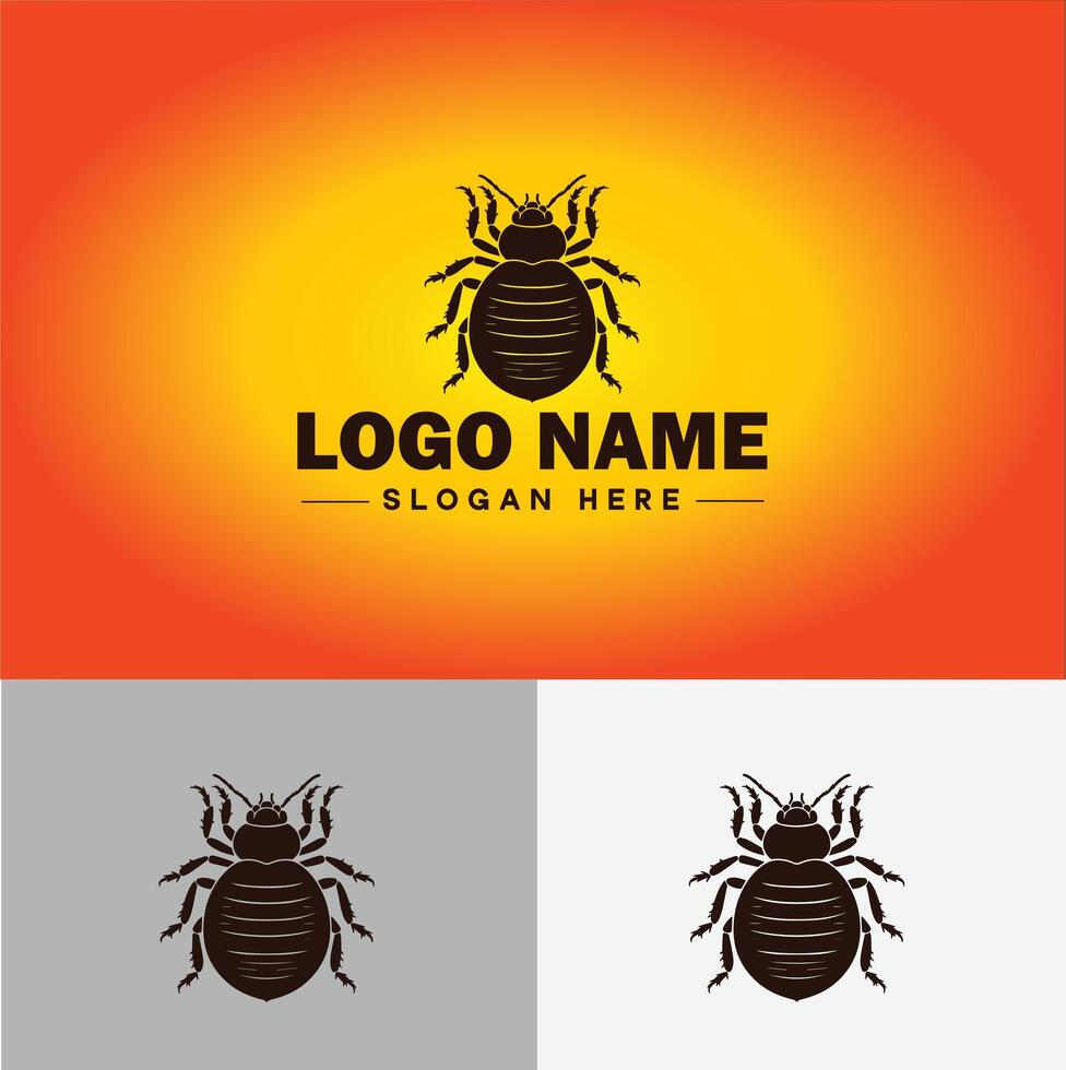 percevejo logotipo vetor arte ícone gráficos para o negócio marca ícone percevejo logotipo modelo