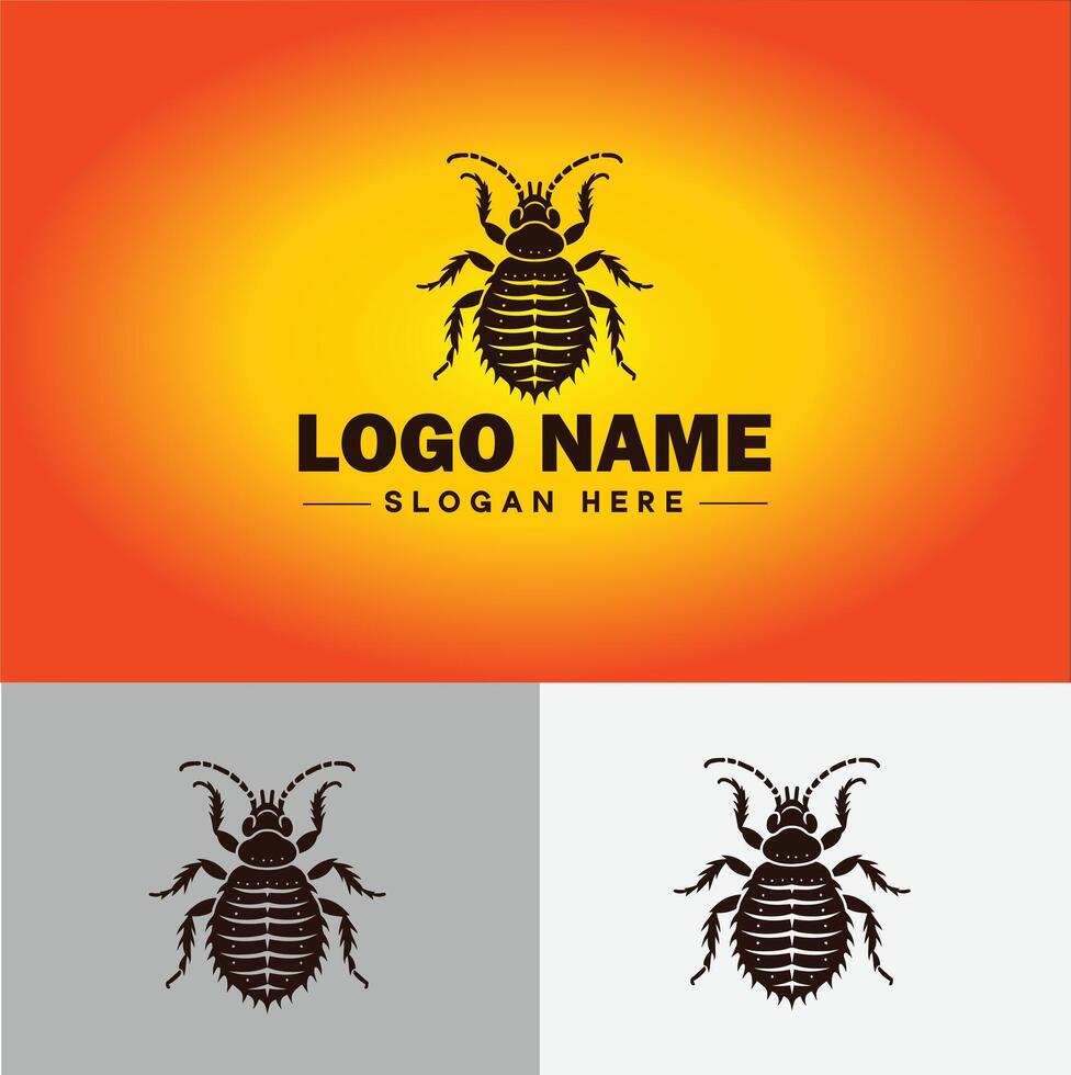 percevejo logotipo vetor arte ícone gráficos para o negócio marca ícone percevejo logotipo modelo