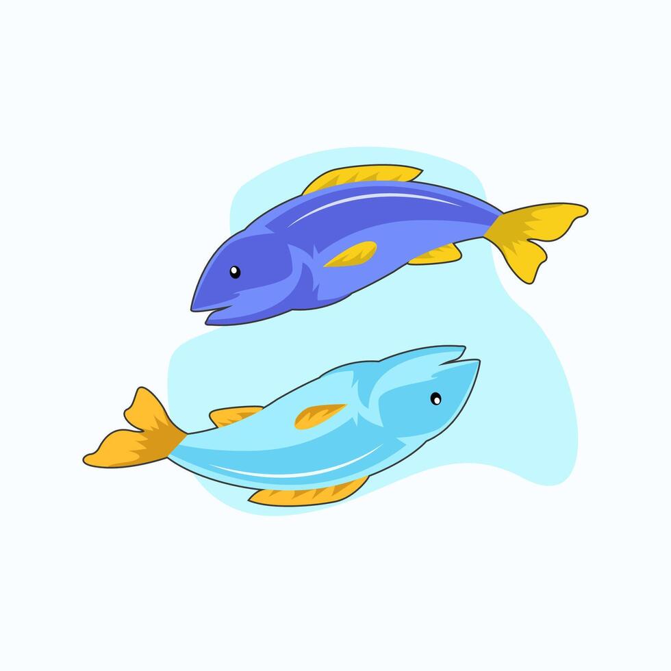 livre mar peixe vetor ilustração, azul mar peixe ícone