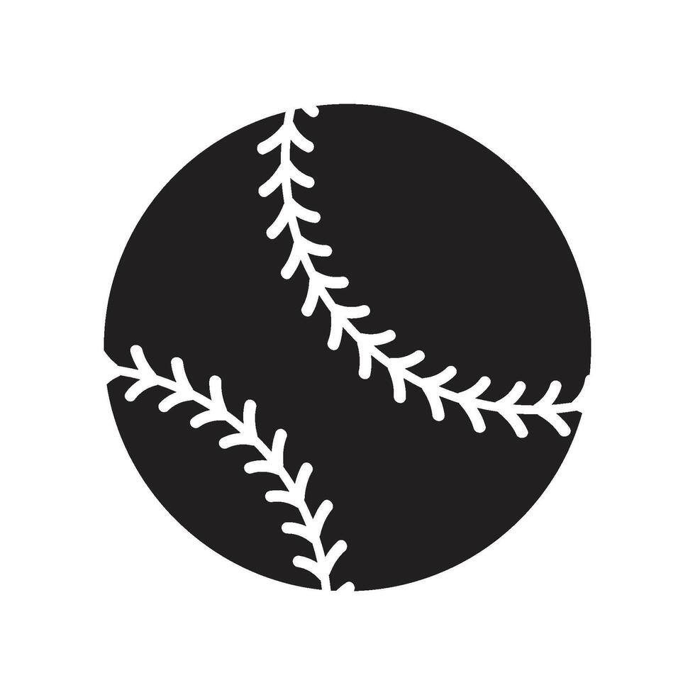 softbol ícone vetor