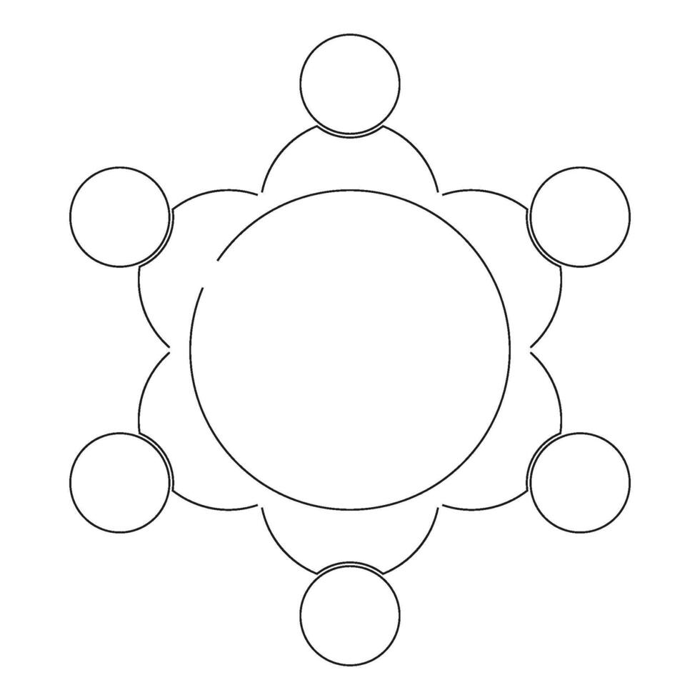 vetor de ícone de reunião