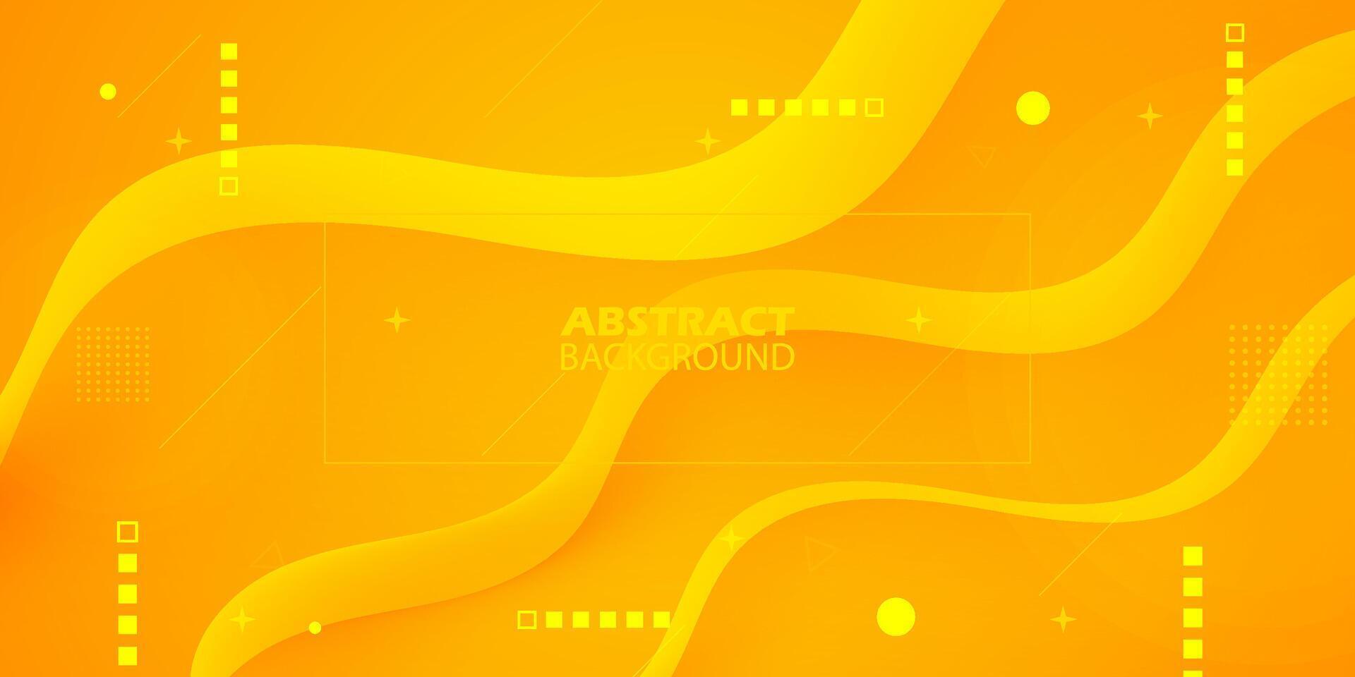 abstrato laranja fundo com simples onda forma linhas. colorida laranja Projeto. brilhante e moderno com 3d padronizar conceito. eps10 vetor