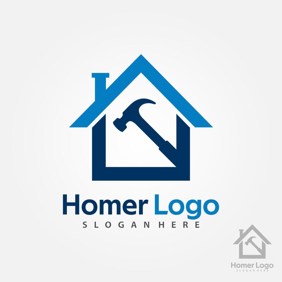 casa construção logotipo Projeto modelo. casa construção loja logotipo modelo vetor