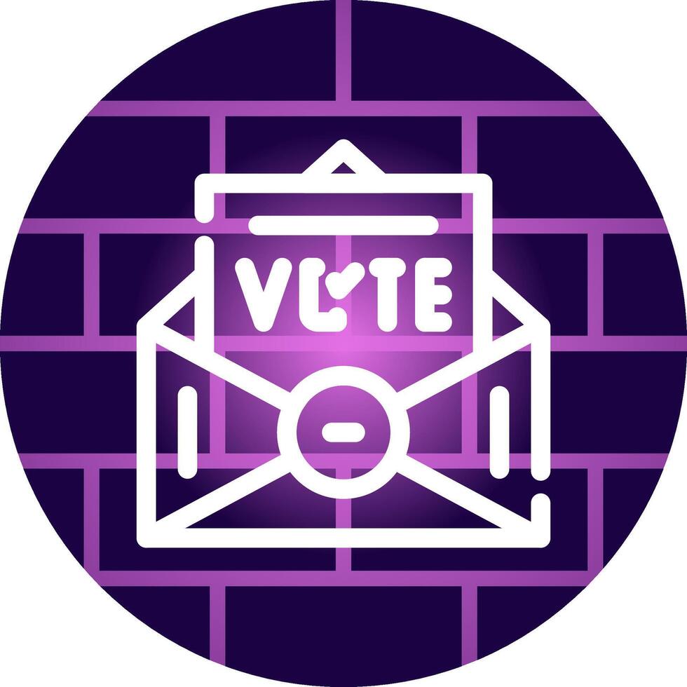 votar design de ícone criativo vetor