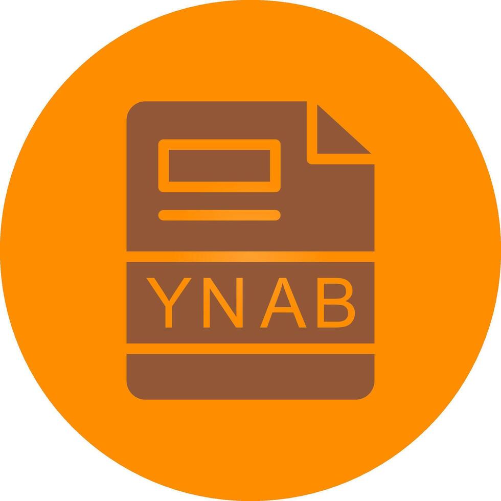 ynab criativo ícone Projeto vetor