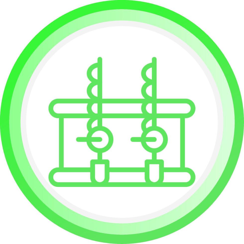 Cajado suporte criativo ícone Projeto vetor