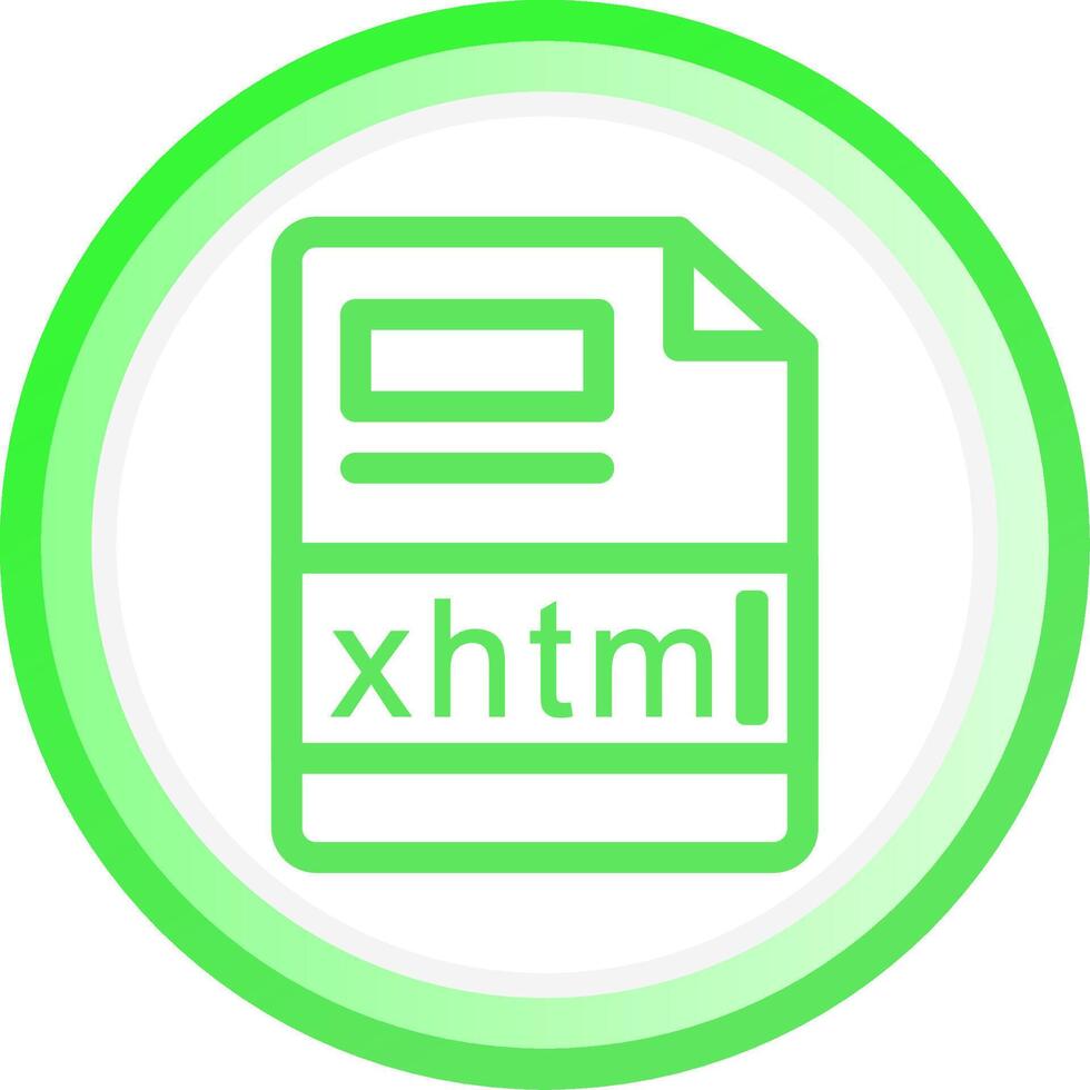 xhtml criativo ícone Projeto vetor