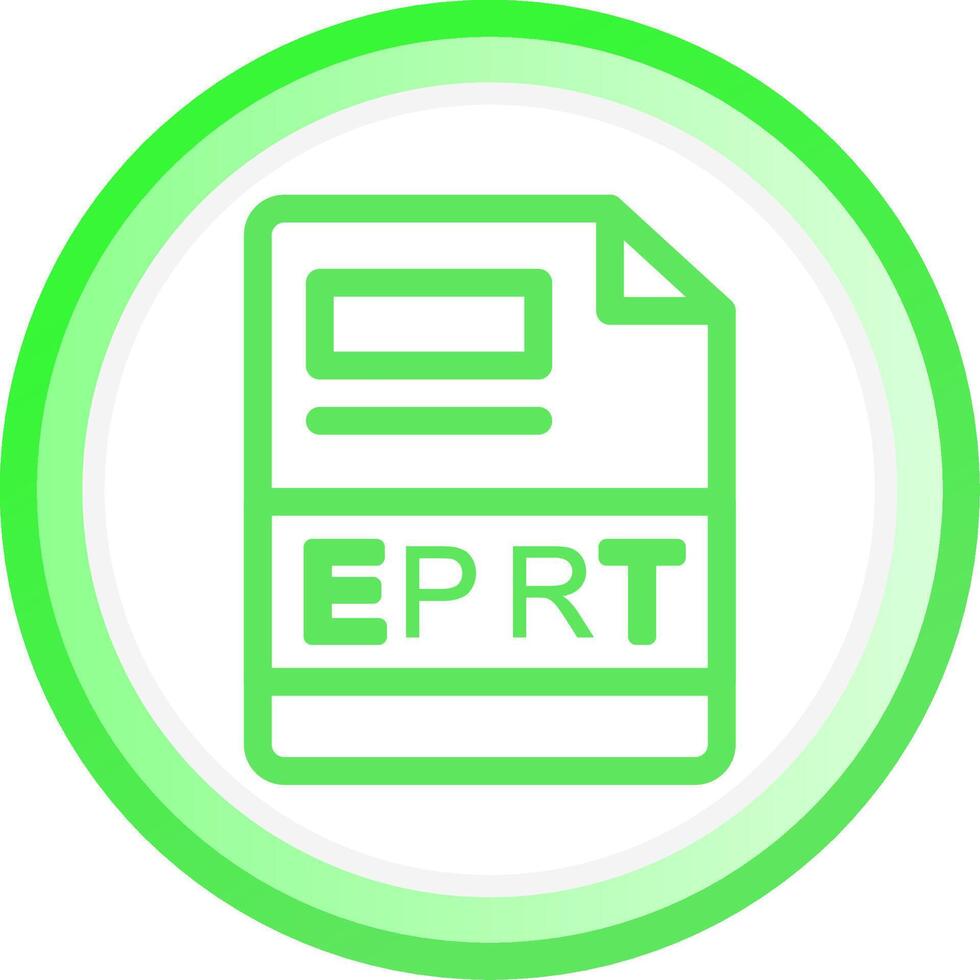 eprt criativo ícone Projeto vetor