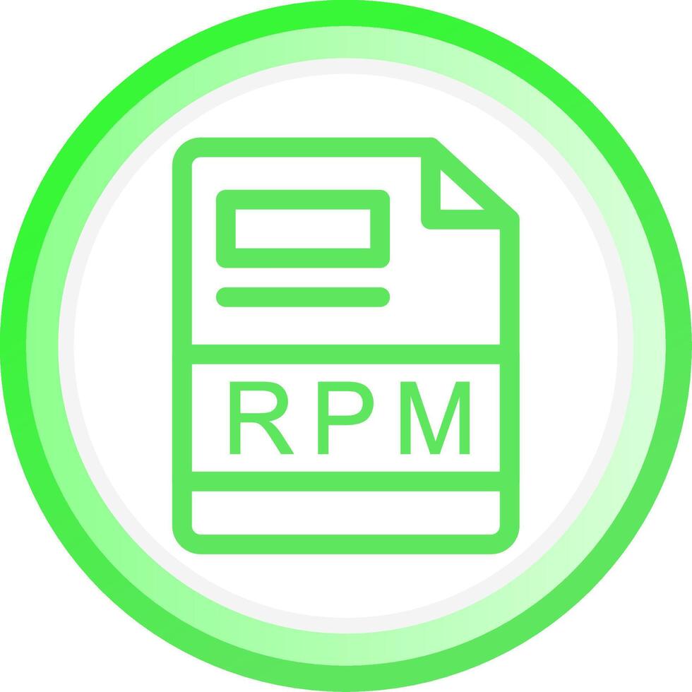 rpm criativo ícone Projeto vetor