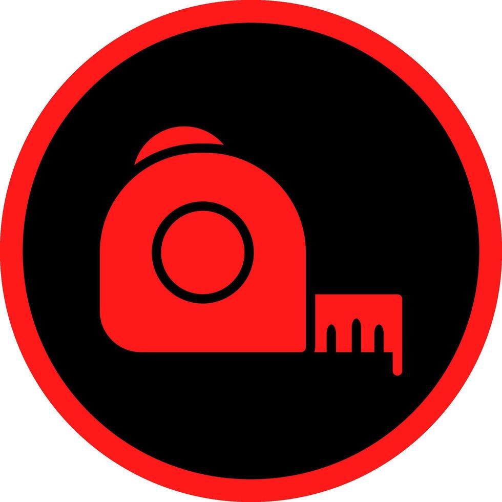 glifo vermelho ícones Projeto vetor