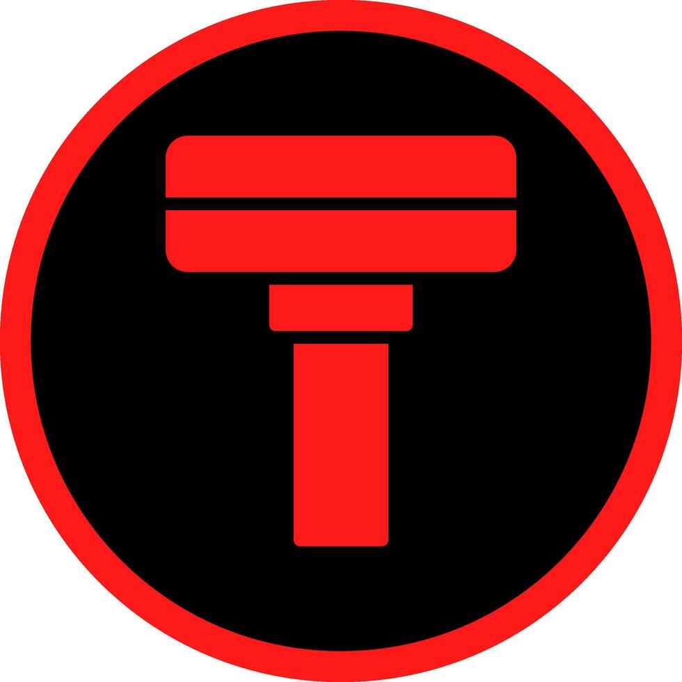 glifo vermelho ícones Projeto vetor