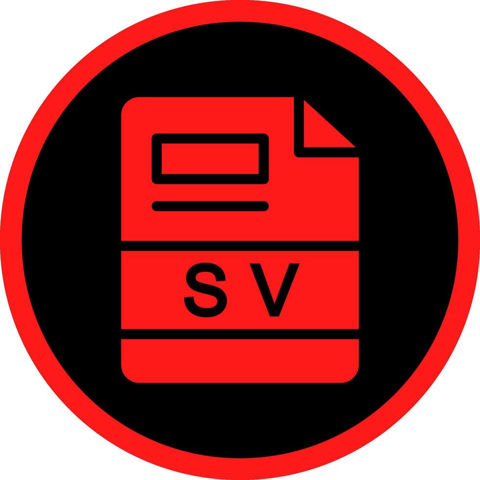 sv criativo ícone Projeto vetor