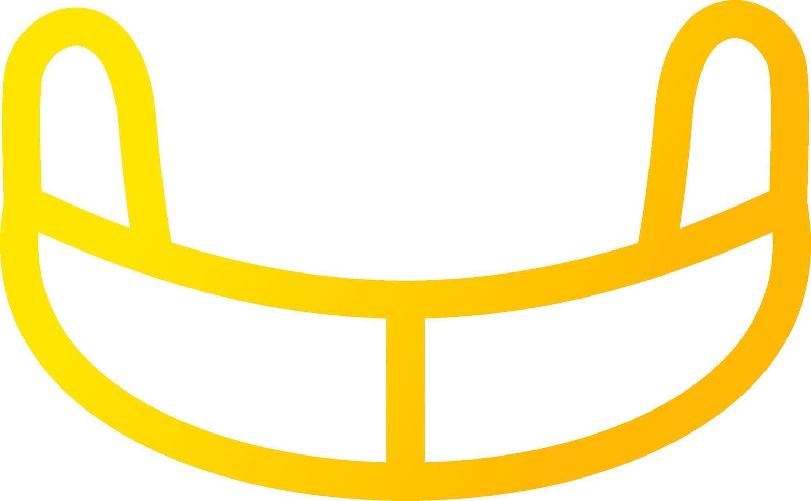 design de ícone criativo de escudo de goma vetor