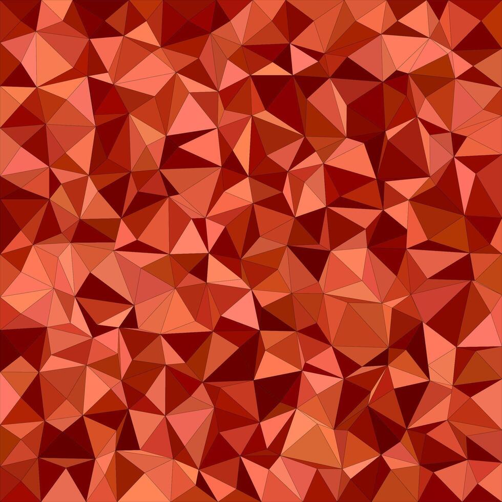 Sombrio vermelho irregular triângulo mosaico vetor fundo Projeto