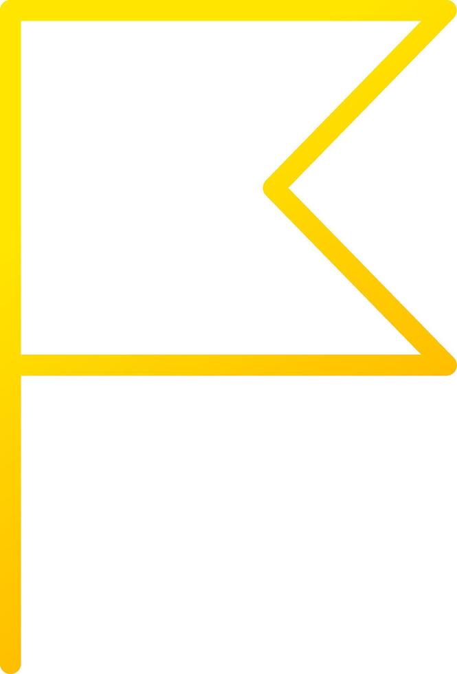 design de ícone criativo de bandeira vetor