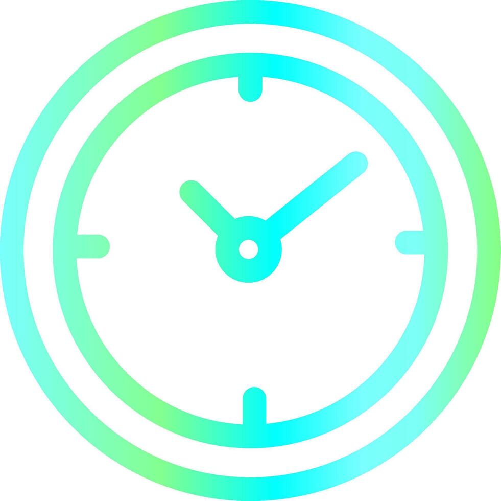 design de ícone criativo de relógio vetor