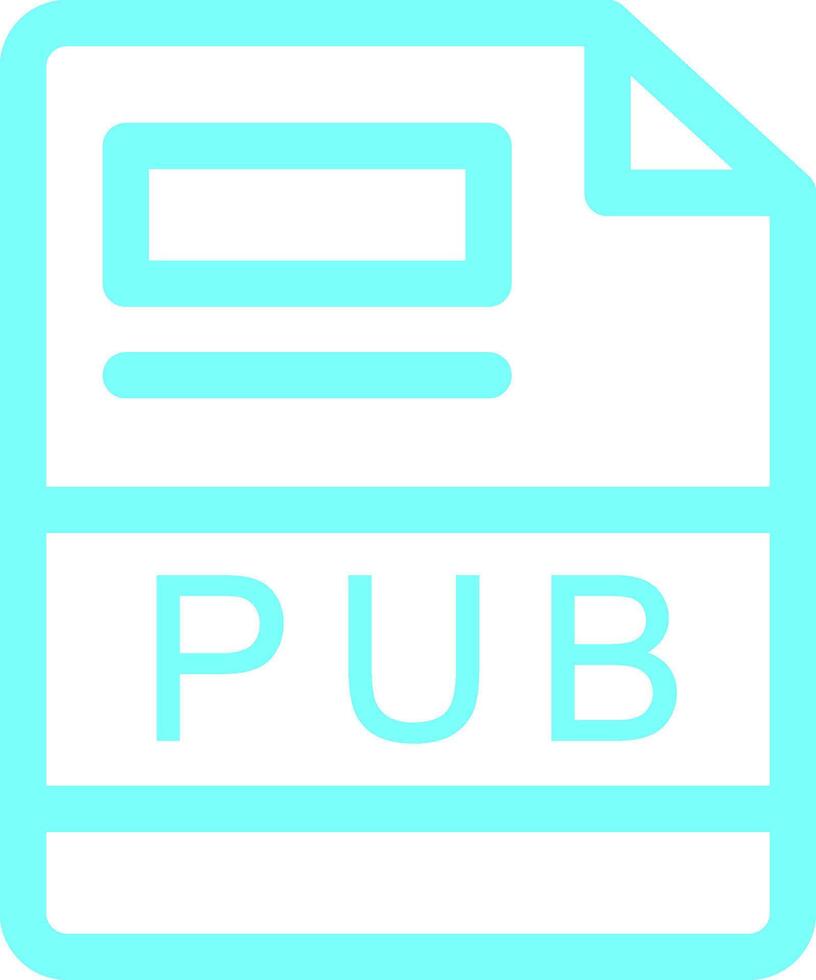 design de ícone criativo de pub vetor