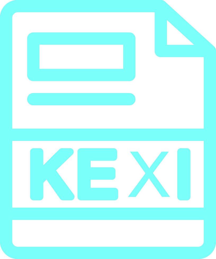 kexi criativo ícone Projeto vetor