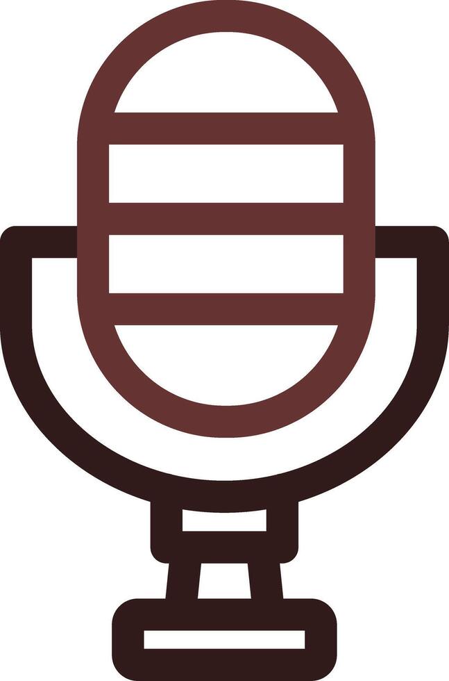 design de ícone criativo de microfone vetor