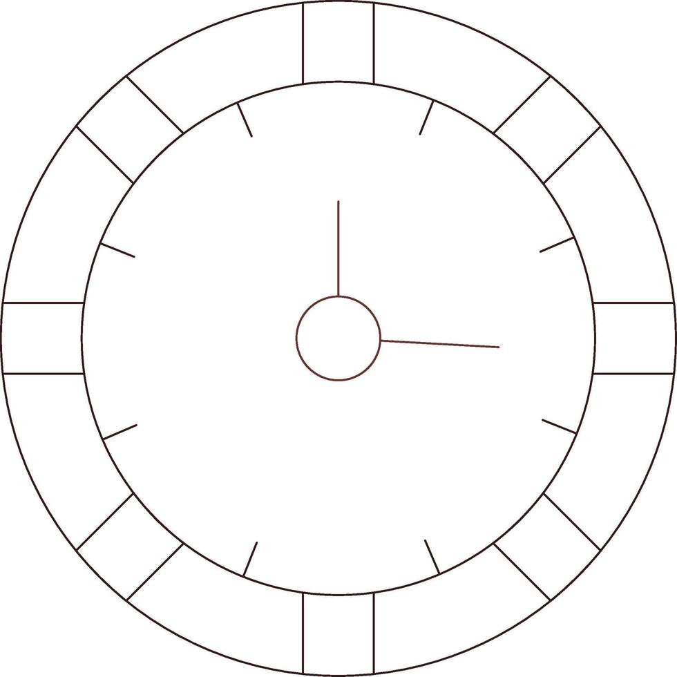 design de ícone criativo de relógio vetor