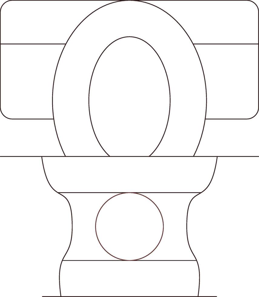 banheiro criativo ícone Projeto vetor