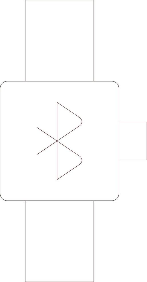 design de ícone criativo bluetooth vetor