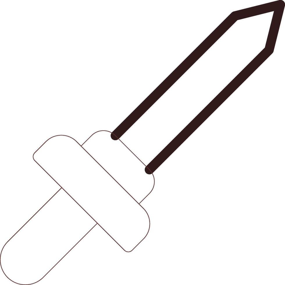 design de ícone criativo de espadas vetor