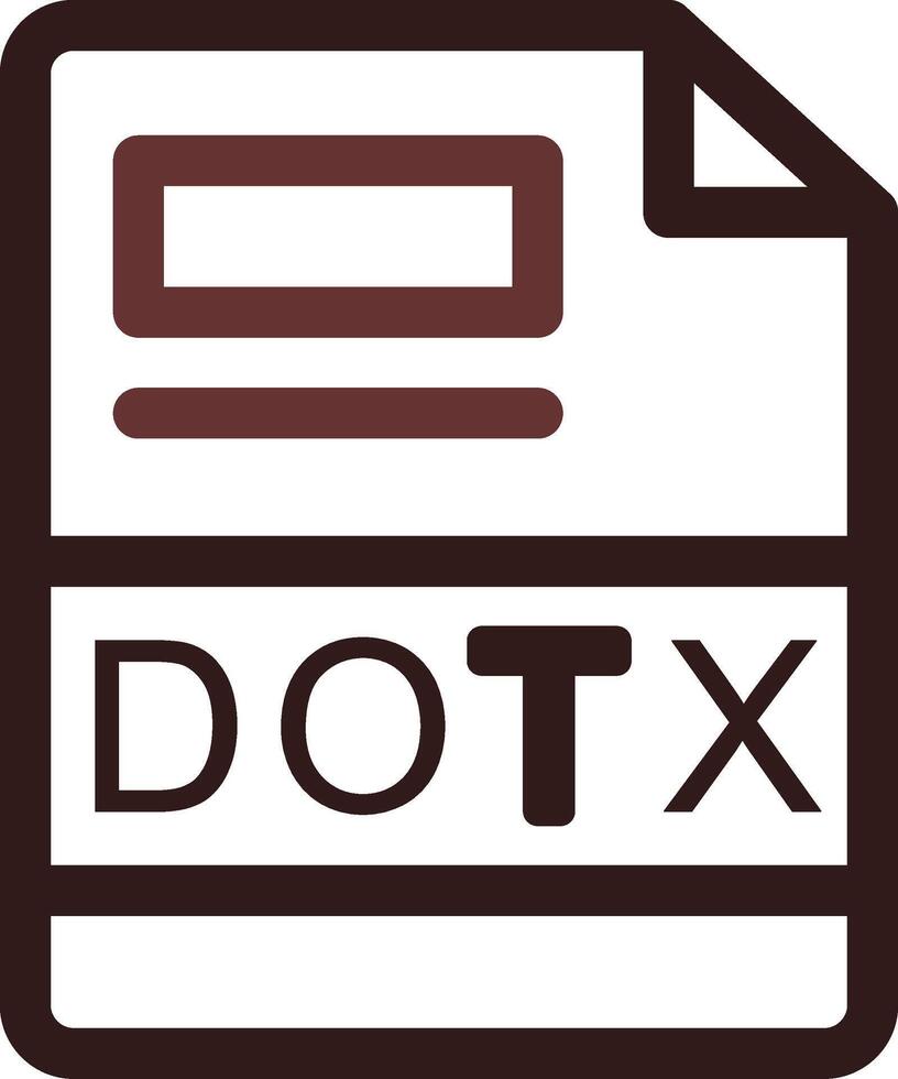 dotx criativo ícone Projeto vetor