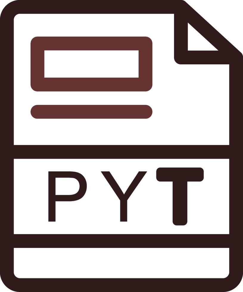 pyt criativo ícone Projeto vetor