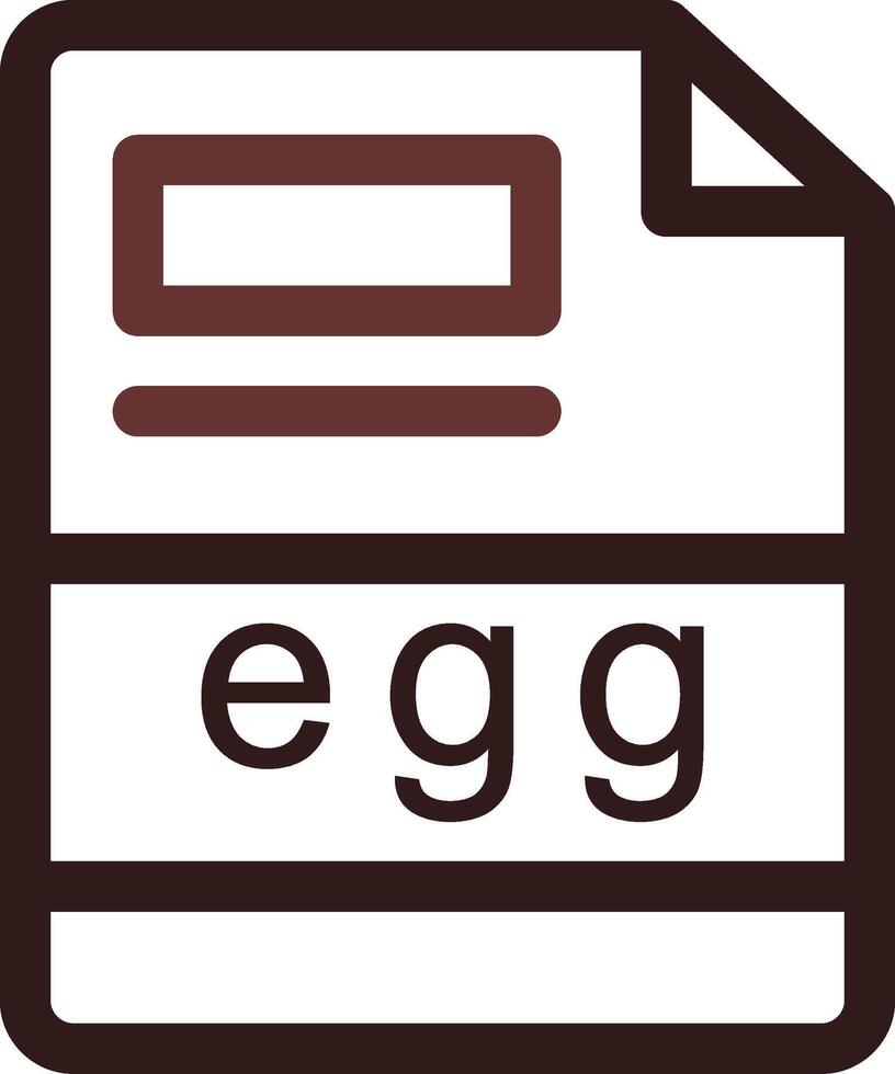 design de ícone criativo de ovo vetor