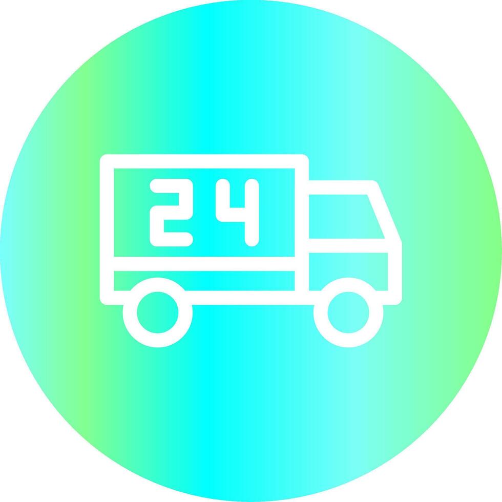 design de ícone criativo de caminhão vetor